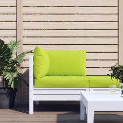 vidaXL Perne pentru canapea din paleti, 3 buc. , verde aprins, textil GartenMobel Dekor (361784)