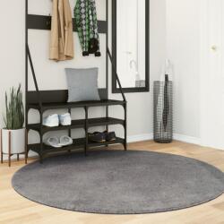 vidaXL Covor HUARTE, fir scurt, moale si lavabil, antracit, Ø 160 cm GartenMobel Dekor (375011) Covor