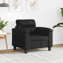vidaXL Fotoliu canapea, negru, 60 cm, textil microfibra GartenMobel Dekor (359552) Canapea