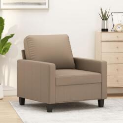 vidaXL Canapea de o persoana, cappuccino, 60 cm, piele ecologica GartenMobel Dekor (359131) Canapea