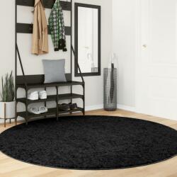 vidaXL Covor „OVIEDO, fire scurte, negru, Ø 200 cm GartenMobel Dekor (375569) Covor