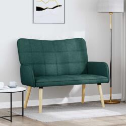 vidaXL Canapea cu doua locuri Verde închis 115 x 61 x 87 cm tesatura GartenMobel Dekor (42028896) Canapea