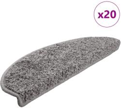 vidaXL Covorase pentru scari, 20 buc. , 65x21x4 cm, gri, semirotunde, mari GartenMobel Dekor (3365845) Covor