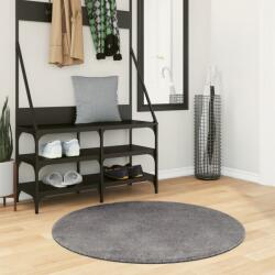 vidaXL Covor HUARTE, fir scurt, moale si lavabil, antracit, Ø 100 cm GartenMobel Dekor (375009) Covor