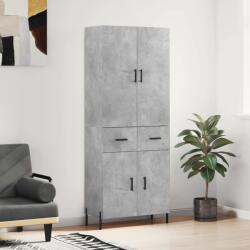 vidaXL Dulap înalt, gri beton, 69, 5x34x180, lemn compozit GartenMobel Dekor (3198157) Comoda