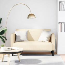 vidaXL Canapea Loveseat crem 109 cm tesatura velur GartenMobel Dekor (4100524) Canapea