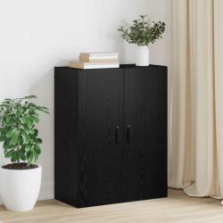 vidaXL Dulap suspendat Stejar negru 69.5 x 34 x 90 cm Lemn compozit GartenMobel Dekor (879464) Comoda