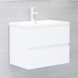 vidaXL Dulap cu chiuveta încorporata, alb, lemn prelucrat GartenMobel Dekor (3071540)
