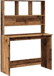vidaXL Birou cu rafturi, lemn vechi, 102x45x148 cm, lemn prelucrat GartenMobel Dekor (855834)