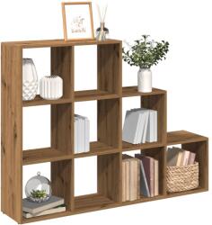 vidaXL Biblioteca/separator 3 niveluri stejar 137, 5x29x103, 5 cm lemn GartenMobel Dekor (857984) Biblioteca