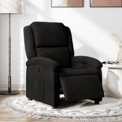 vidaXL Fotoliu rabatabil electric, negru, material textil GartenMobel Dekor (3204142)