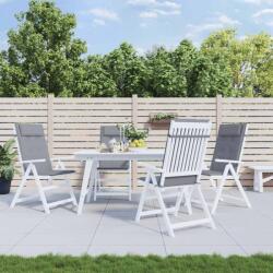 vidaXL Perne scaun cu spatar înalt 4 buc, gri, tesatura Oxford GartenMobel Dekor (361878)