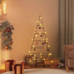 vidaXL Brad de Craciun din metal pentru decor, negru, 125 cm GartenMobel Dekor (359590)