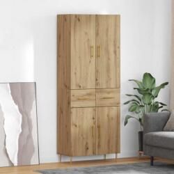 vidaXL Bufet Stejar Artizanal 69, 5 x 34 x 180 cm Lemn compozit GartenMobel Dekor (3415898) Comoda