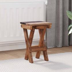 vidaXL Taburet natural 30 x 30 x 48 cm Lemn masiv recuperat GartenMobel Dekor (42012399)
