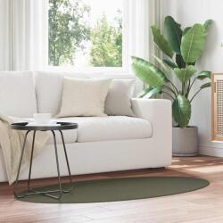 vidaXL Covor oval verde padure 80x150 cm antiderapant, poliester, Huarte (4103642) Covor