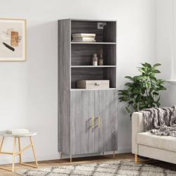 vidaXL Dulap înalt, gri sonoma, 69, 5x34x180 cm, lemn compozit GartenMobel Dekor (3189243) Comoda