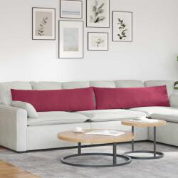 vidaXL Perne pentru canapea 2 pcs Rosu Vin 145 x 40 cm GartenMobel Dekor (42013847)