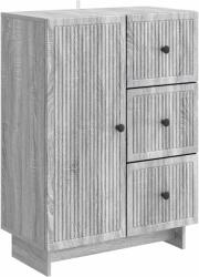 vidaXL Bufet cu sertar Sonoma gri 66 x 34, 5 x 90 cm Lemn prelucrat GartenMobel Dekor (893941) Comoda