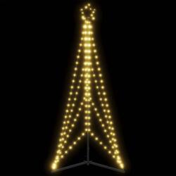 vidaXL Pom de Craciun LED 363 LED-uri Alb Cald 182 cm GartenMobel Dekor (3307643)