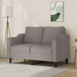 vidaXL Canapea cu 2 locuri, gri taupe, 120 cm, material textil GartenMobel Dekor (359358) Canapea