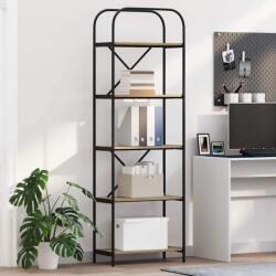 vidaXL Raft pentru carti Stejar sonoma 60 x 30 x 183 cm Lemn compozit GartenMobel Dekor (879852) Biblioteca