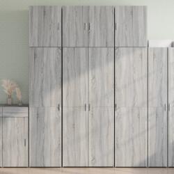 vidaXL Dulap înalt, sonoma gri, 80x42, 5x249 cm, lemn prelucrat GartenMobel Dekor (3281369) Comoda