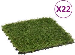 vidaXL Placi de iarba artificiala, 22 buc, verde, 30x30 cm GartenMobel Dekor (149031)