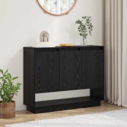 vidaXL Bufet Stejar negru 97 x 29 x 75 cm Lemn compozit GartenMobel Dekor (875224) Comoda