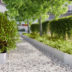 vidaXL Borduri de gazon 20 buc 25x103 cm Otel galvanizat GartenMobel Dekor (860177)