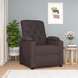 vidaXL Fotoliu rabatabil electric, maro închis, material textil GartenMobel Dekor (3098844)