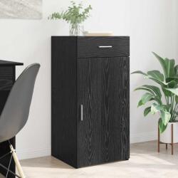 vidaXL Bufet cu sertar Stejar negru 42.5 x 40 x 93 cm Lemn compozit GartenMobel Dekor (883149) Comoda