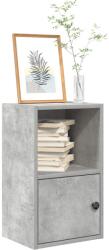 vidaXL Biblioteca, gri beton, 31x24x52 cm, lemn prelucrat GartenMobel Dekor (860322) Biblioteca