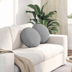 vidaXL Perne de Sezut 2 pcs Gri nori Ø40 x 13 cm tesatura GartenMobel Dekor (42014133)