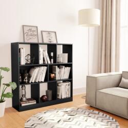 vidaXL Biblioteca, negru, 97, 5x29, 5x100 cm, lemn prelucrat GartenMobel Dekor (800172) Biblioteca