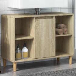 vidaXL Dulap pentru baie, stejar sonoma, 80x33x60 cm, lemn compozit GartenMobel Dekor (857131)
