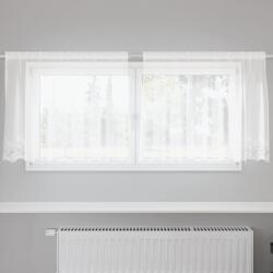 vidaXL Cortina din Dantela cu perdele Alb 100 x 200 cm Poliester GartenMobel Dekor (4107762)
