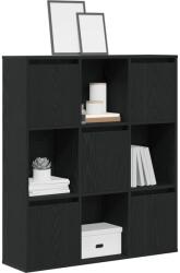 vidaXL Biblioteca Stejar negru 89x24x101, 5 cm Lemn prelucrat GartenMobel Dekor (860401) Biblioteca
