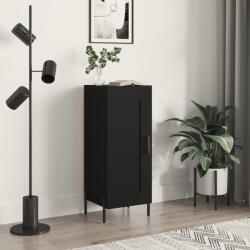 vidaXL Servanta, negru, 34, 5x34x90 cm, lemn compozit GartenMobel Dekor (830453) Comoda