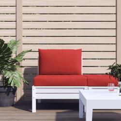 vidaXL Perne pentru canapea din paleti, 2 buc. , rosu, textil GartenMobel Dekor (361760)