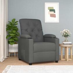 vidaXL Fotoliu rabatabil, gri închis, material textil GartenMobel Dekor (339103)
