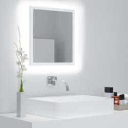 vidaXL Oglinda de baie cu LED, alb, 40x8, 5x37 cm, acril GartenMobel Dekor (804908)