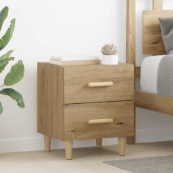 vidaXL Dulap de pat stejar artizanal 40 x 35 x 47.5 cm Lemn compozit GartenMobel Dekor (880551)