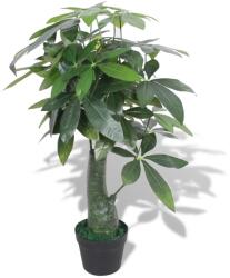 vidaXL Planta artificiala Arborele norocos cu ghiveci, 85 cm, verde GartenMobel Dekor (244448)