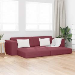vidaXL Pat canapea Rosu Vin 245 x 78 x 77 cm tesatura GartenMobel Dekor (4106718) Canapea
