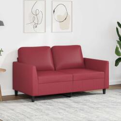 vidaXL Canapea cu 2 locuri, rosu vin, 120 cm, material textil GartenMobel Dekor (359331) Canapea