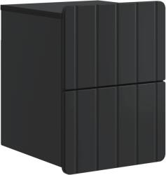 vidaXL Noptiera suspendata neagra cu 2 sertare, 33 x 34, 5 x 43 cm, vidaXL (898297)