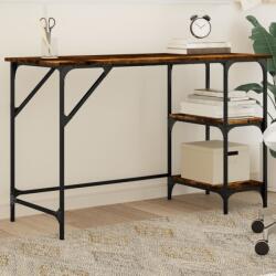 vidaXL Birou, stejar fumuriu, 120x50x75 cm, metal si lemn prelucrat GartenMobel Dekor (845323)