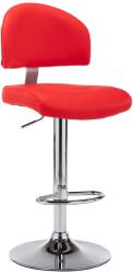 vidaXL Scaun de bar, rosu, piele ecologica GartenMobel Dekor (249650)