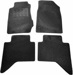 RapidAuto Covorase mocheta Isuzu D-Max 2011-2020 cabina dubla, negre, set 4 (840413BLACK)